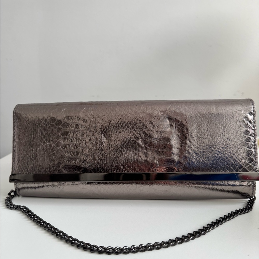 Silver evening Clutch